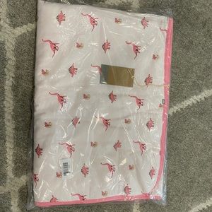 Kyte baby toddler rose Jurassic blanket